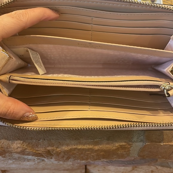 Kate Spade Metallic Zippy Wallet - Picture 13 of 13